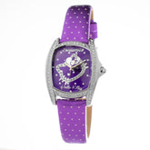 Chronotech Purple Leather Watch -   -  Chronotech.